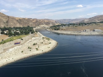 Columbia River downstream of dam